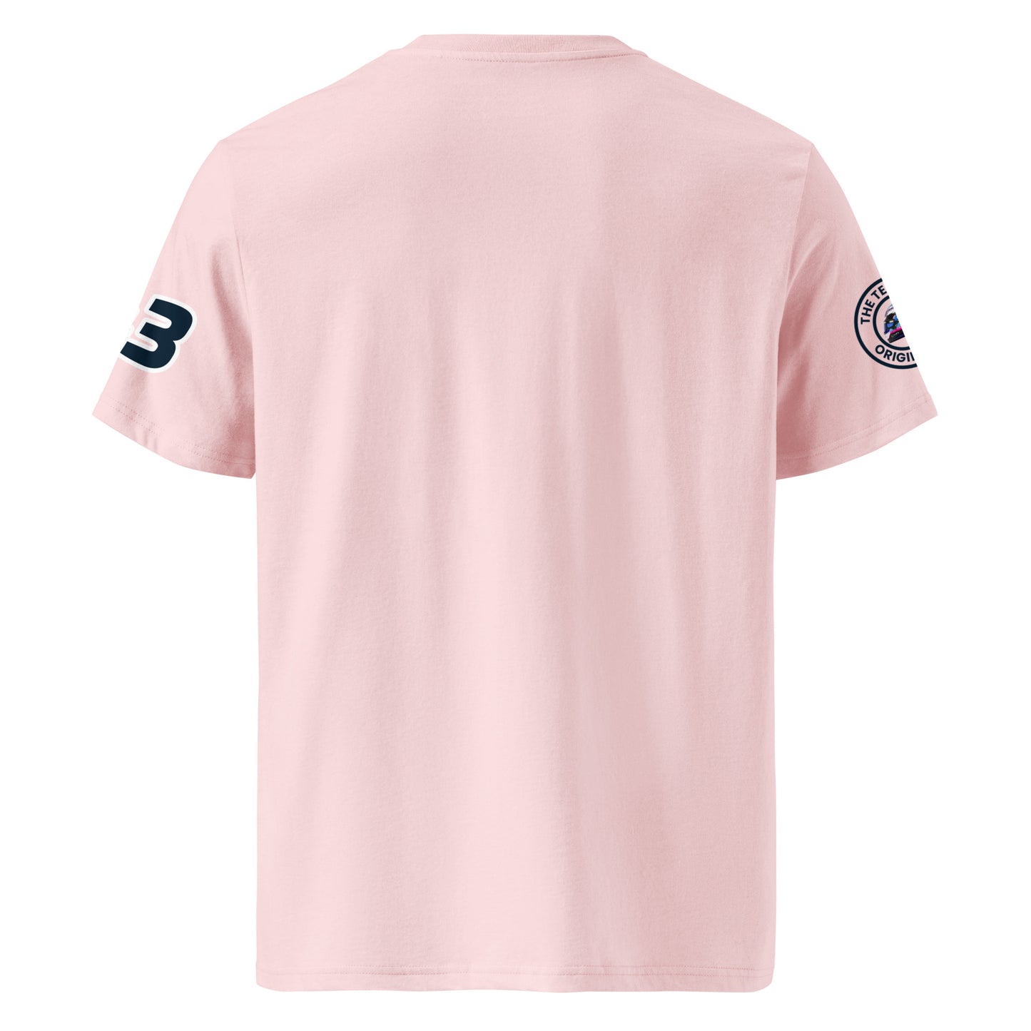 View the rear of the pink Franco Colapinto Alpine F1 Driver T-Shirt. A must-have for any F1 fan and petrol head.