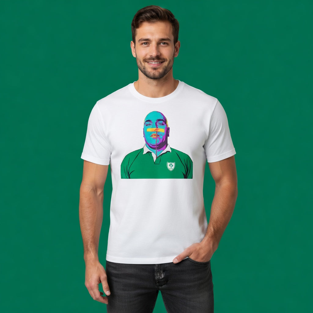 Irish Rugby Superfan - Phone Charger Portrait T-Shirt