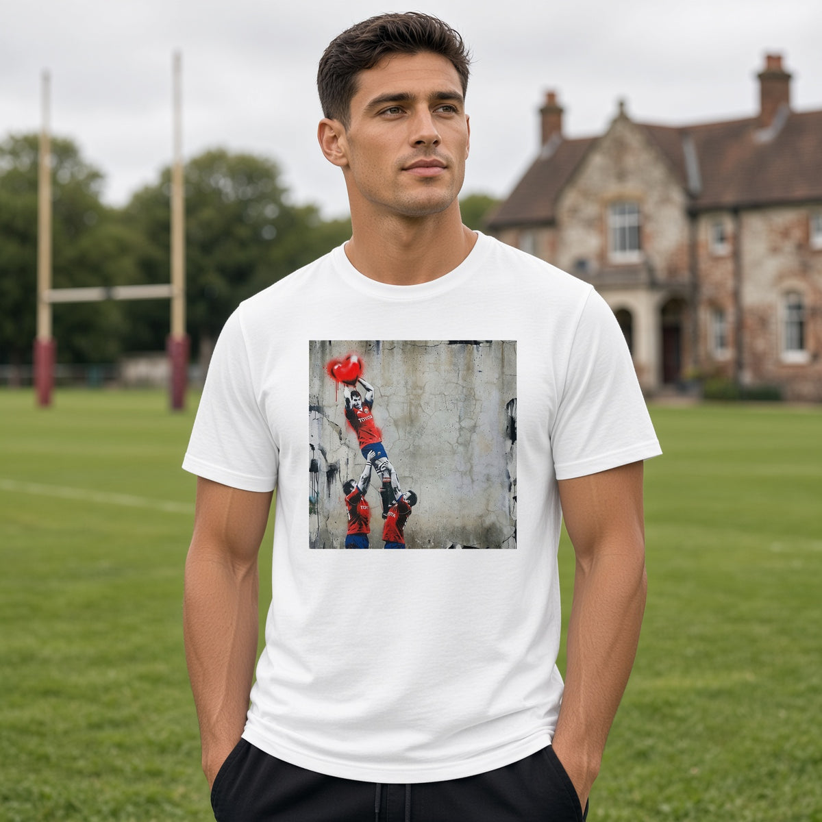 Munster Nostalgic Lineout Rugby T‑Shirt