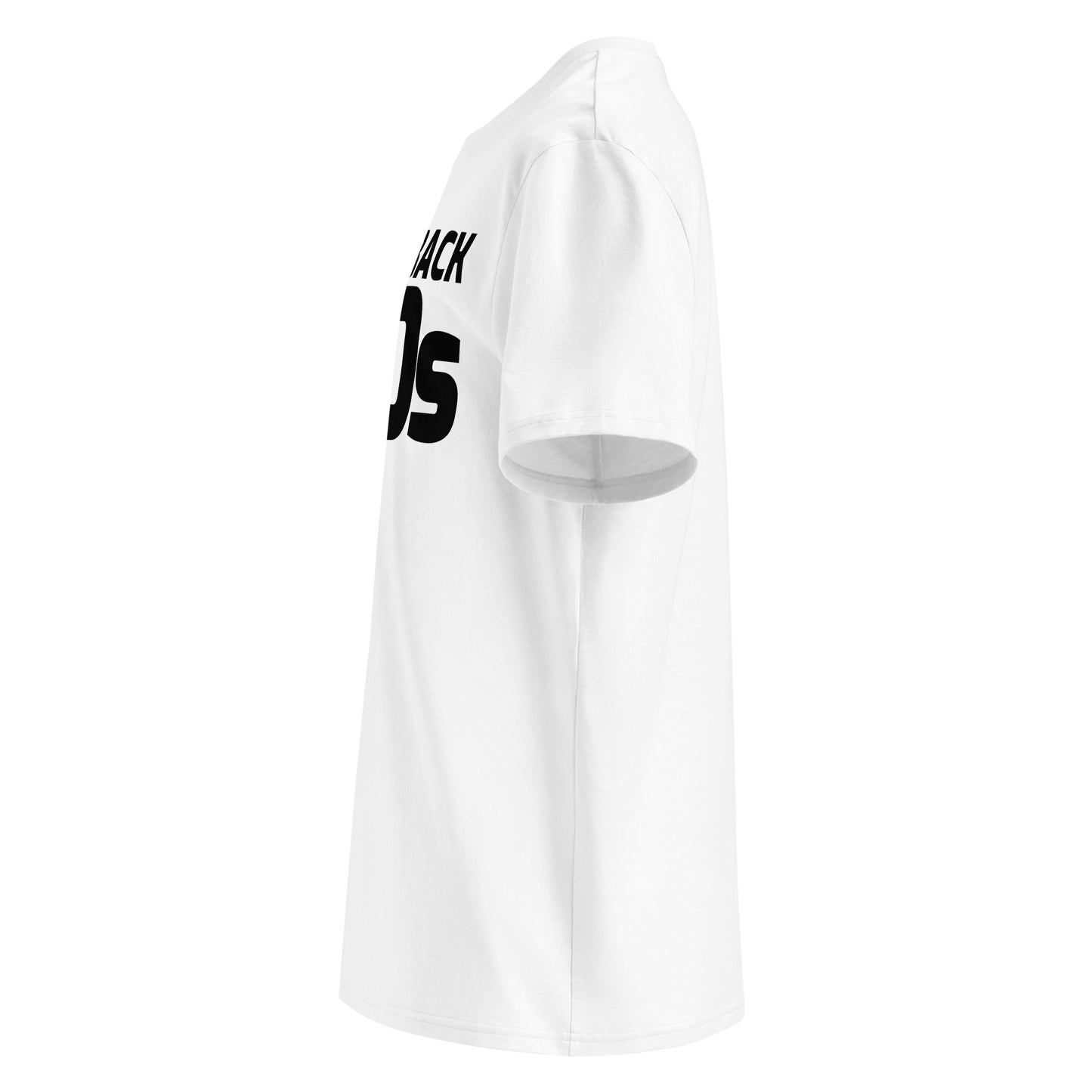 See the left side of our Bring Back V10s White T-Shirt, designed for petrolheads who appreciate the glory days of V10 engines.