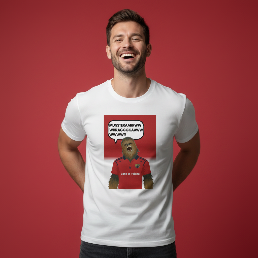 Munster Wookiee Warrior Rugby T-Shirt