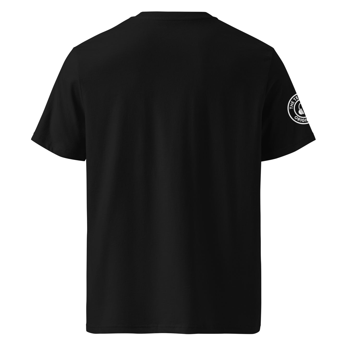 View the rear of the "SWEET SWEET SOUNDS #STRAIGHT SIX" Black T-Shirt, designed for car meets and automotive events. Available now at TheTeeShop!