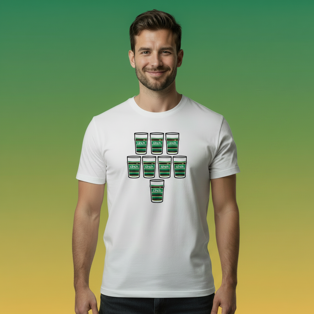 Northampton Saints Scrum Down Down Pints T-Shirt
