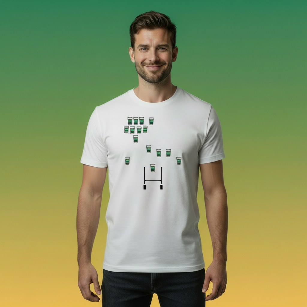 Northampton Saints Team Pints Rugby T-Shirt