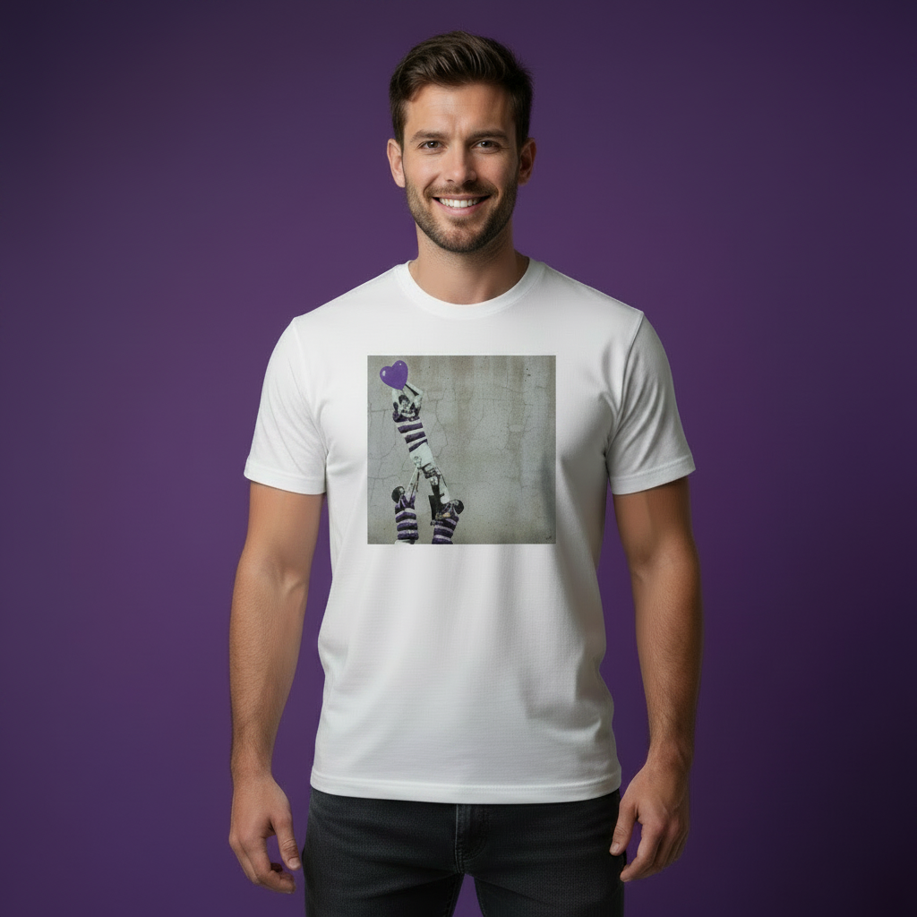 Terenure College RFC Lineout Street Art Rugby T‑Shirt
