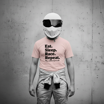 Eat Sleep Race Repeat T-Shirt