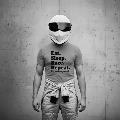 Eat Sleep Race Repeat T-Shirt