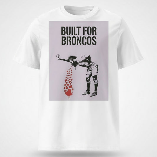 BUILT FOR BRONCOS Rugby T-Shirt - Grape