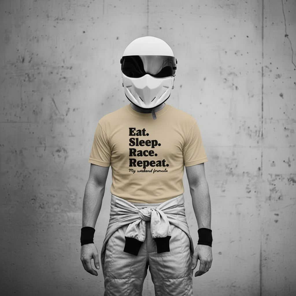 Eat Sleep Race Repeat T-Shirt