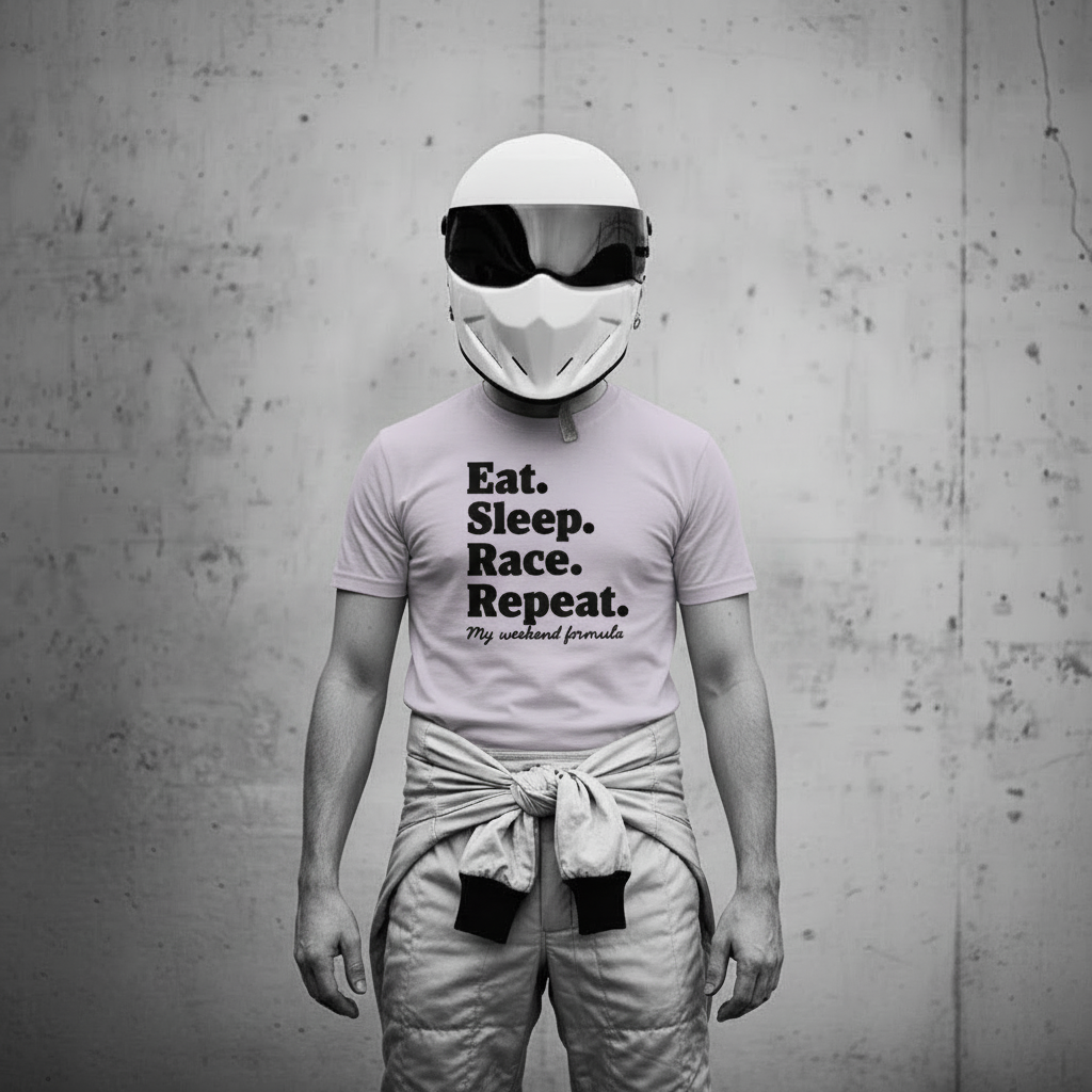 Eat Sleep Race Repeat T-Shirt