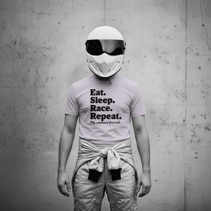 Eat Sleep Race Repeat T-Shirt