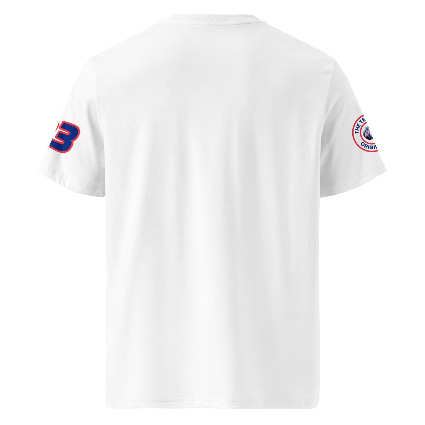 View the rear of the white Alexander Albon T-Shirt. A must-have for any F1 fan and petrol head.