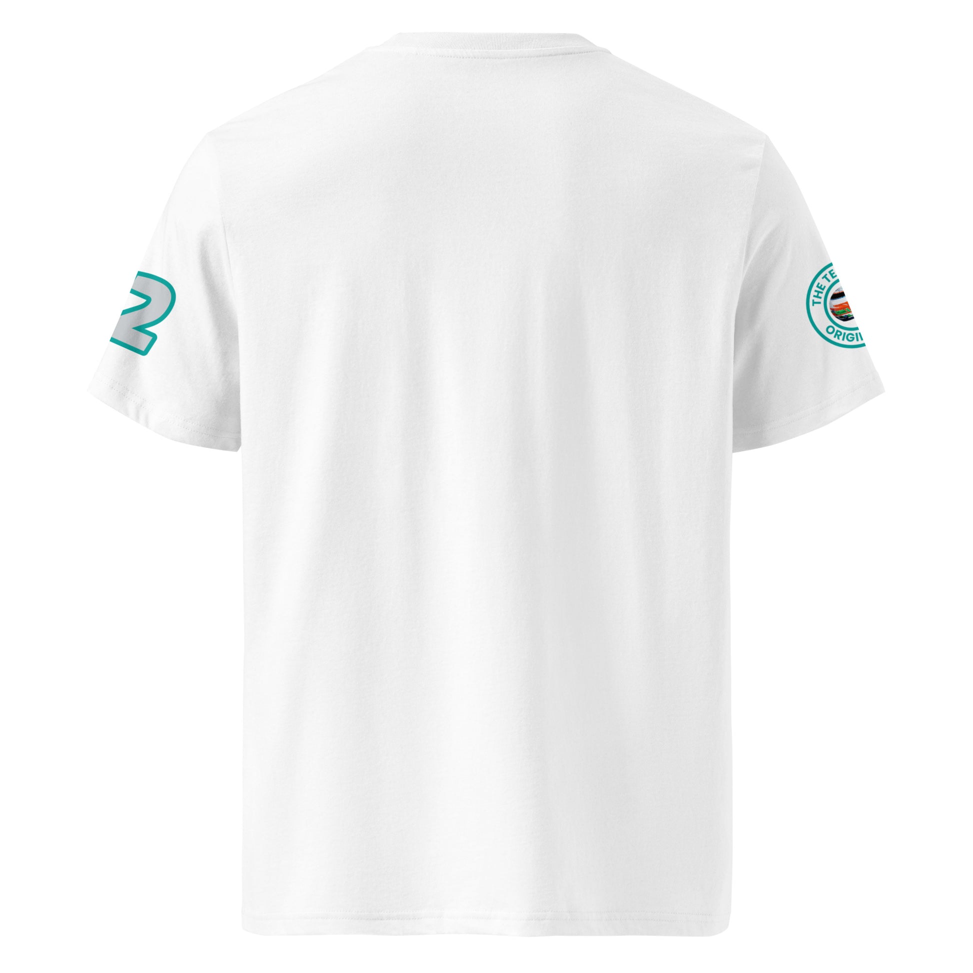 View the rear of the white Andrea Kimi Antonelli T-Shirt. A must-have for any F1 fan and petrol head.