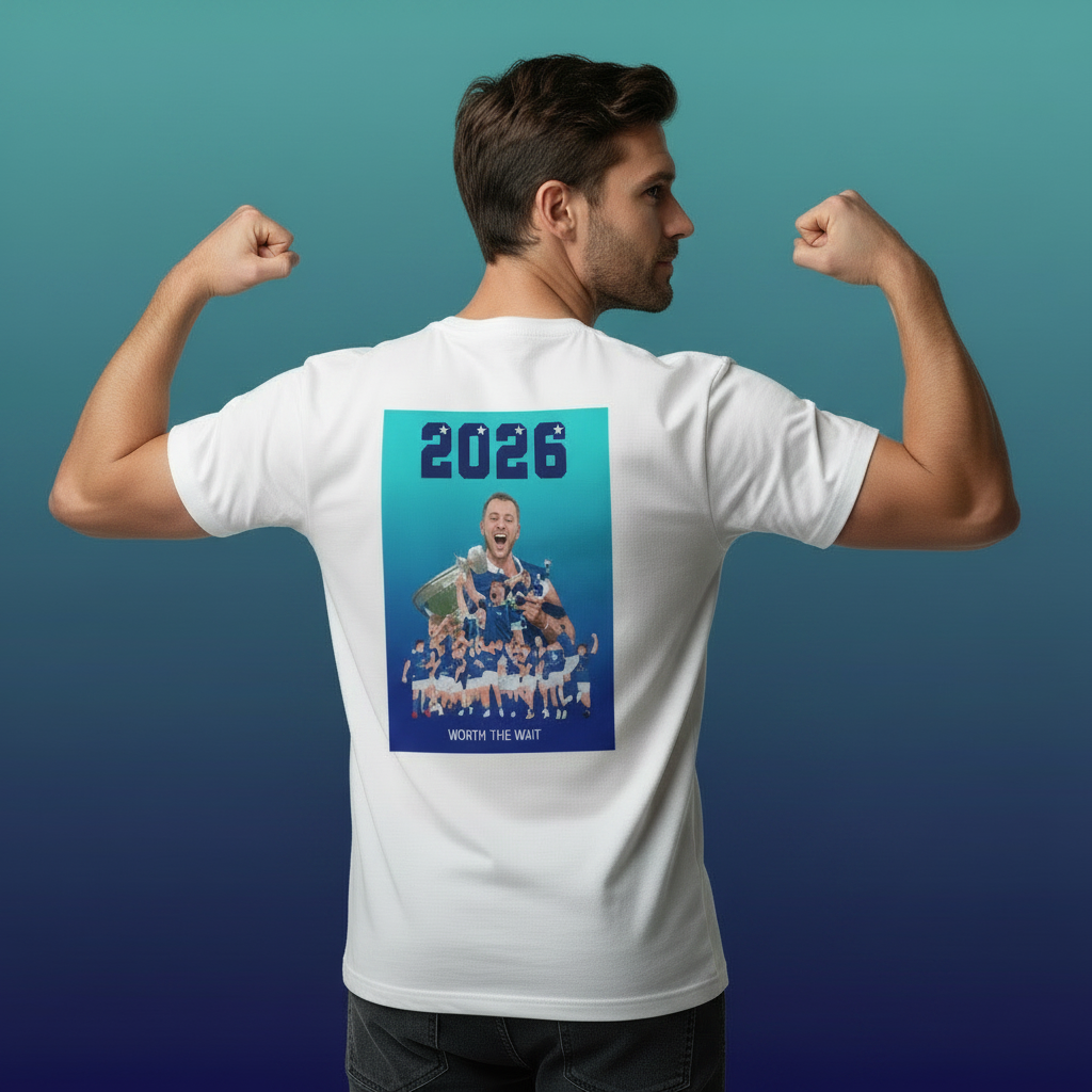 St Marys Worth The Wait Rugby T-Shirt (Back Print)
