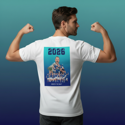 St Marys Worth The Wait Rugby T-Shirt (Back Print)