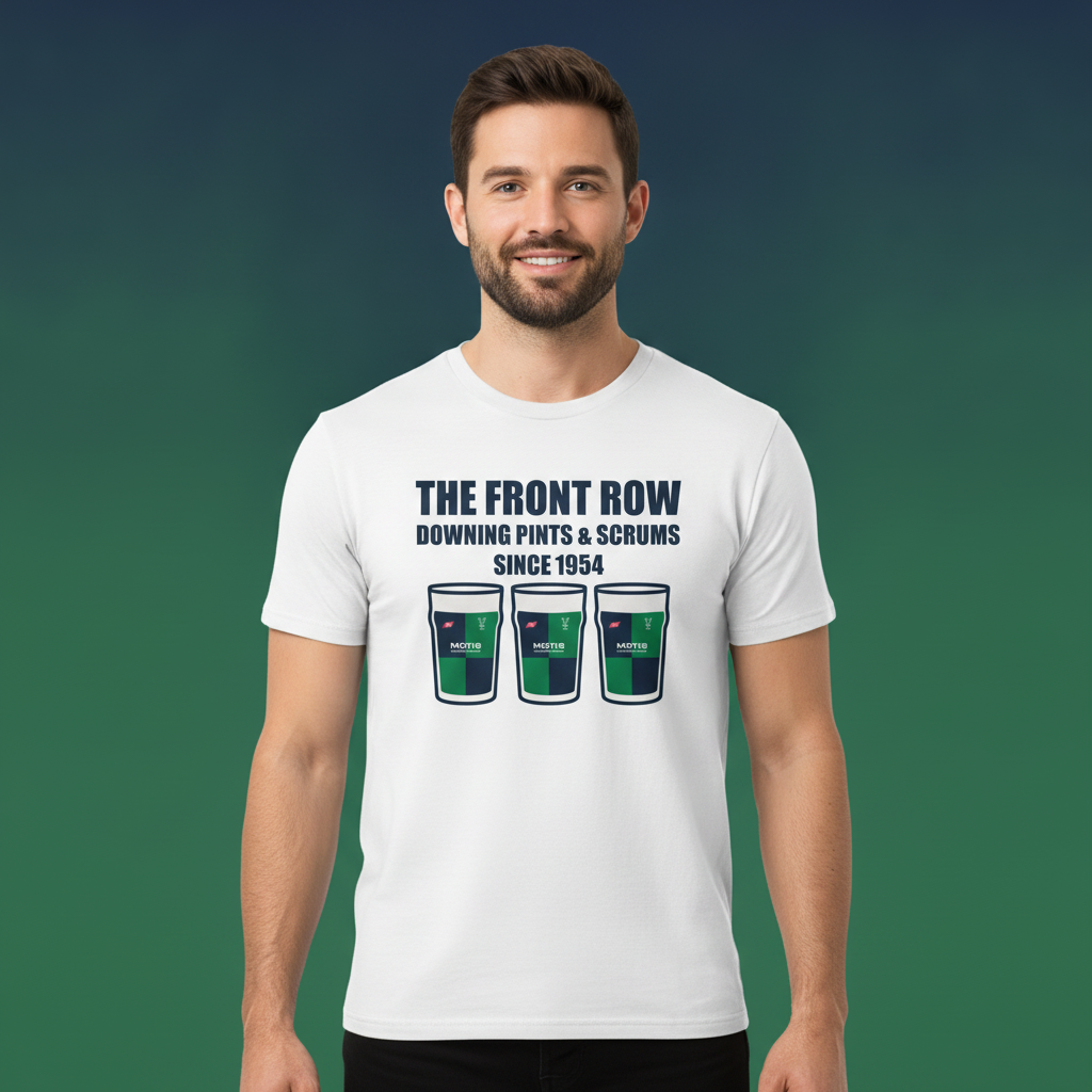 Ballynahinch RFC Rugby T-Shirt – The Front Row Downing Pints & Scrums Since 1954