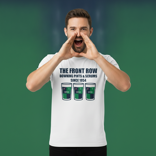 Ballynahinch RFC Rugby T-Shirt – The Front Row Downing Pints & Scrums Since 1954