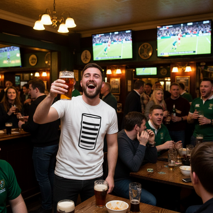 Old Belvedere Mega Pint Rugby T-Shirt