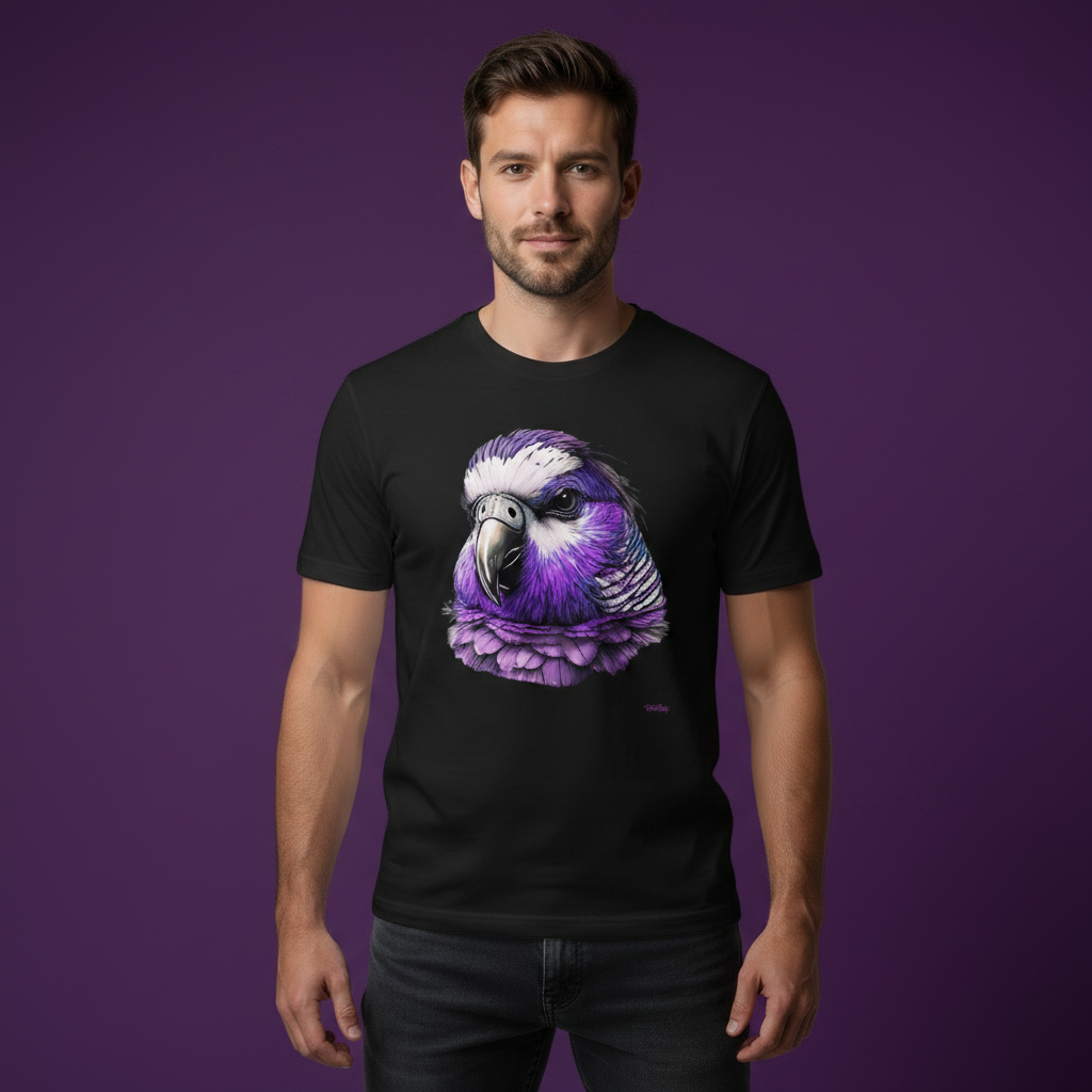 Budgie T-Shirt Large Front Print 1