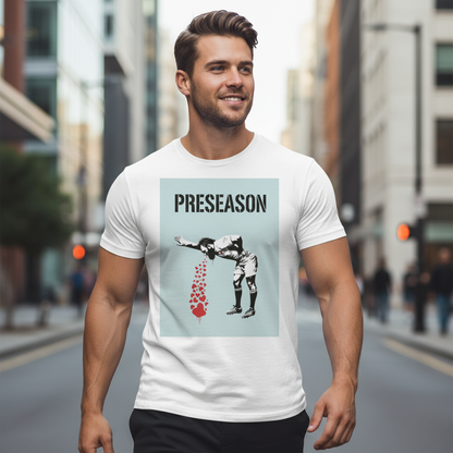PRESEASON Rugby T‑Shirt - Light Cyan