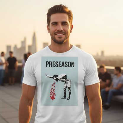 PRESEASON Rugby T‑Shirt - Light Cyan