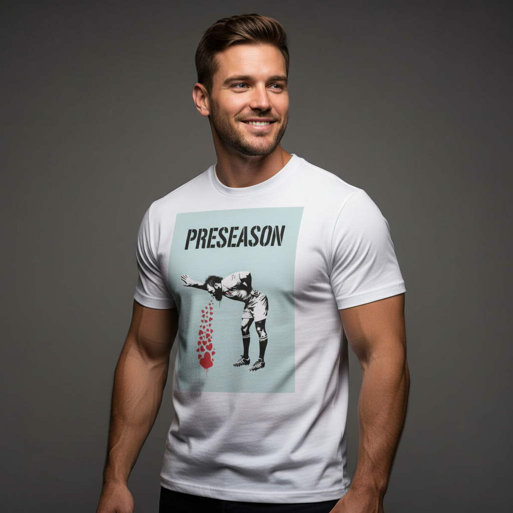 PRESEASON Rugby T‑Shirt - Light Cyan