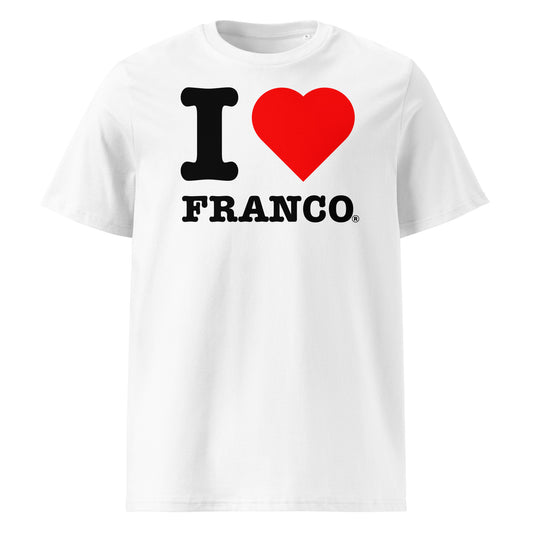 Red heart and bold FRANCO print – a timeless tribute to Argentina’s F1 hopeful.