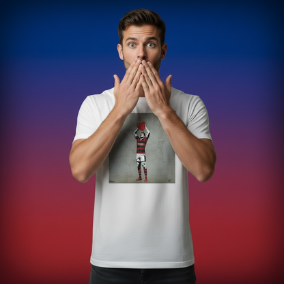 Clontarf FC Hooker Street Art Rugby T‑Shirt