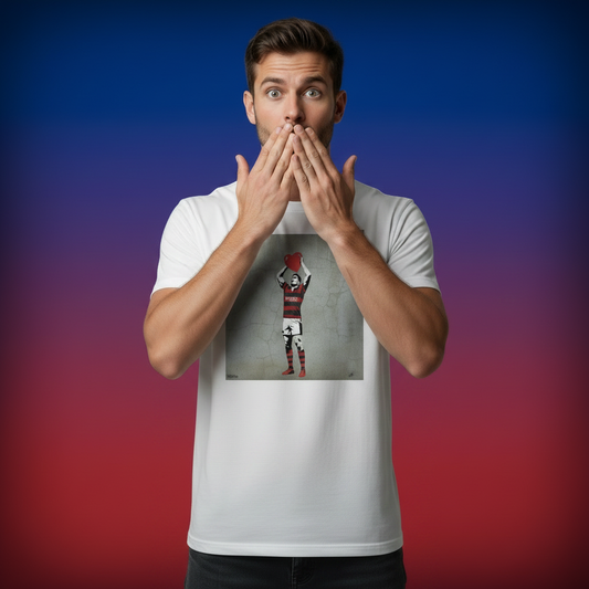 Clontarf FC Hooker Street Art Rugby T‑Shirt