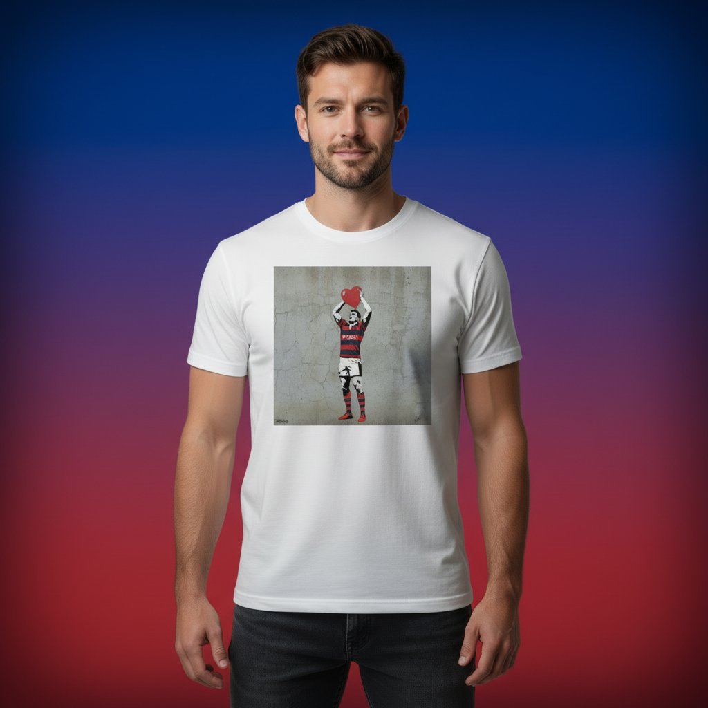 Clontarf FC Hooker Street Art Rugby T‑Shirt