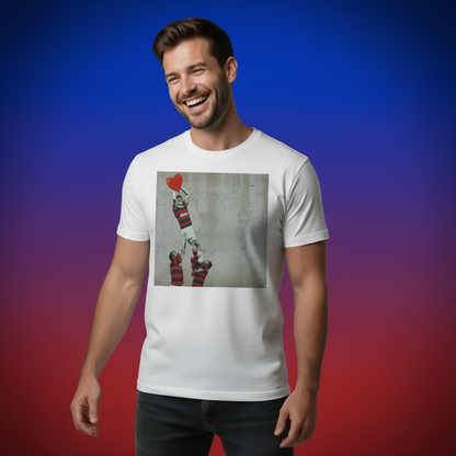 Clontarf FC Lineout Street Art Rugby T‑Shirt