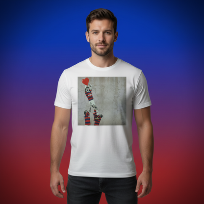 Clontarf FC Lineout Street Art Rugby T‑Shirt