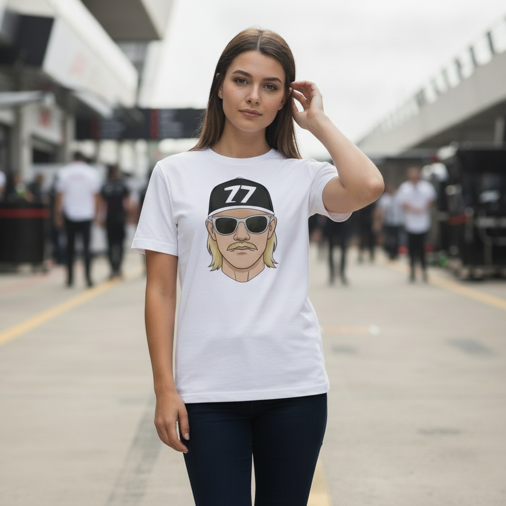 Race Dude Portrait T-Shirt