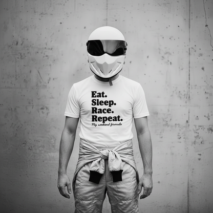 Eat Sleep Race Repeat T-Shirt