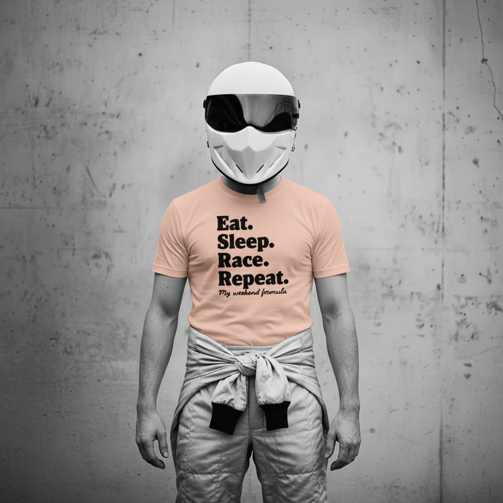Eat Sleep Race Repeat T-Shirt