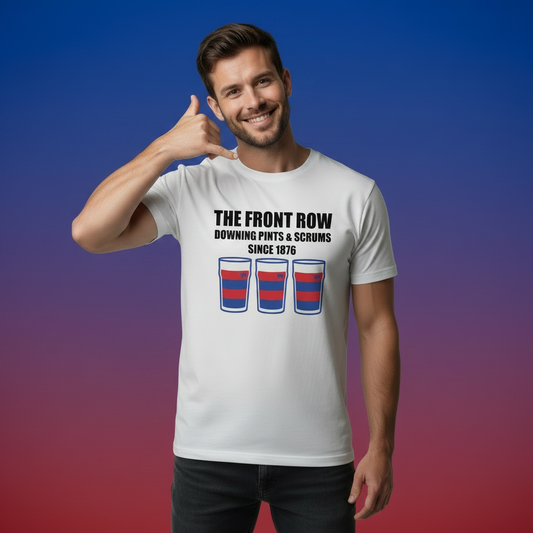 Clontarf FC Rugby T-Shirt – The Front Row Downing Pints & Scrums Since 1876