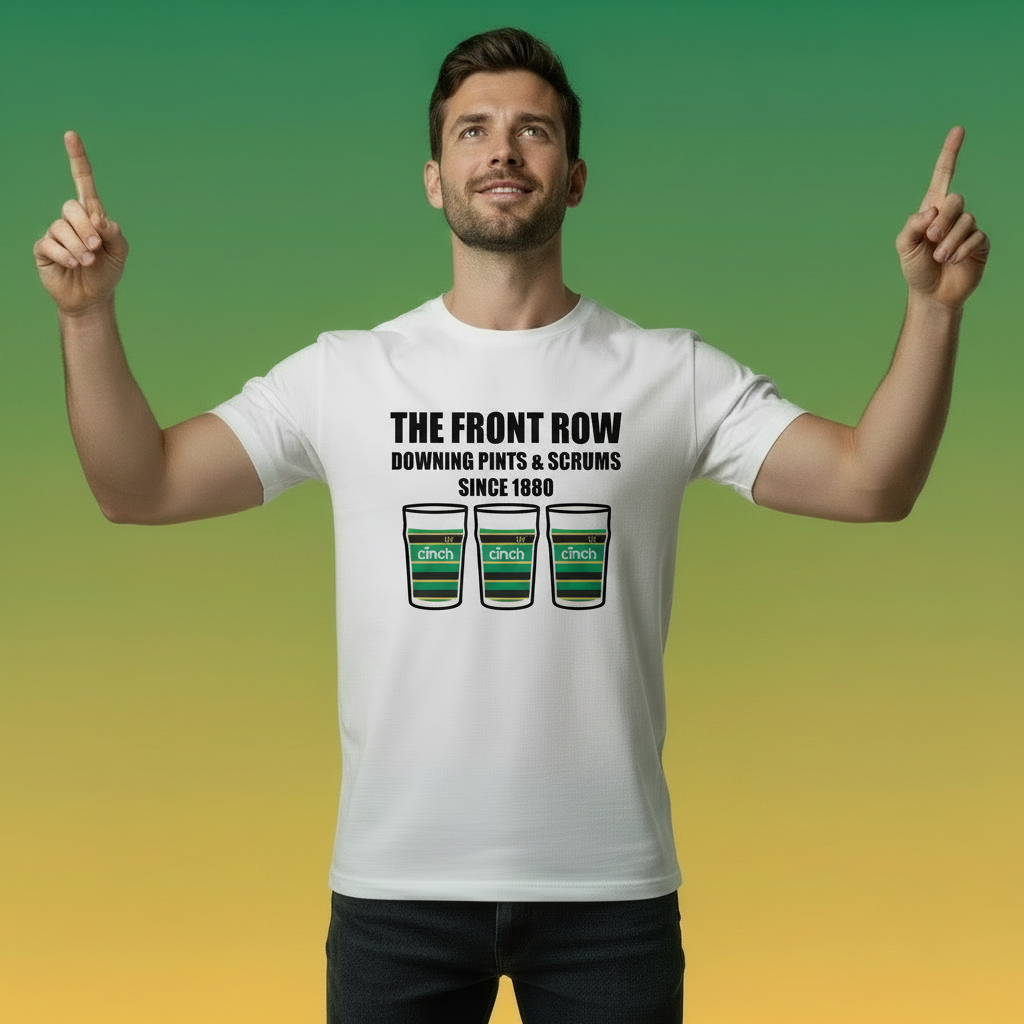 Northampton Saints Rugby T-Shirt – The Front Row Downing Pints & Scrums Since 1880