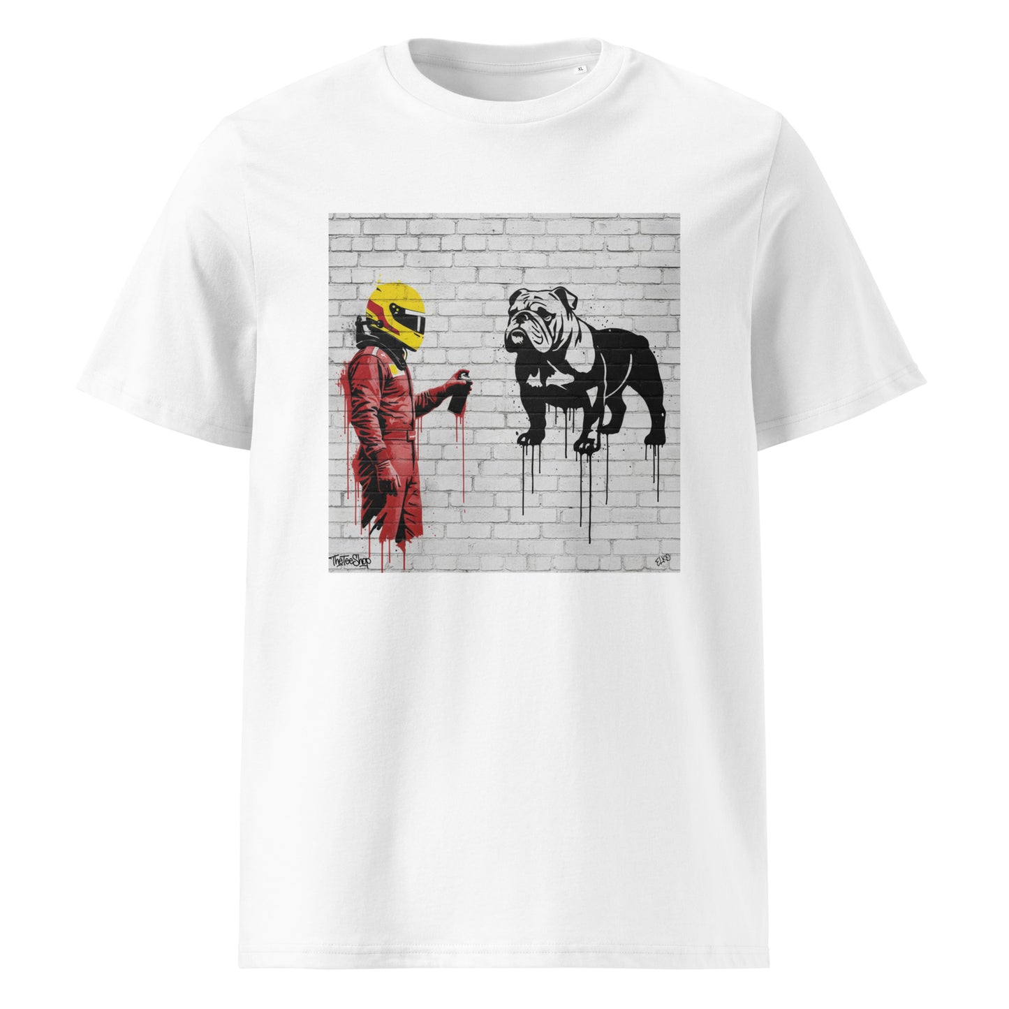 A lewis hamilton and roscoe white F1 t-shirt