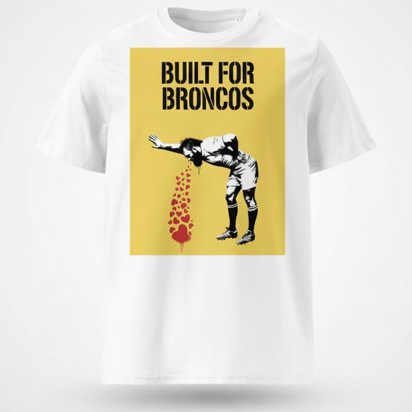 BUILT FOR BRONCOS Rugby T-Shirt - Yellow