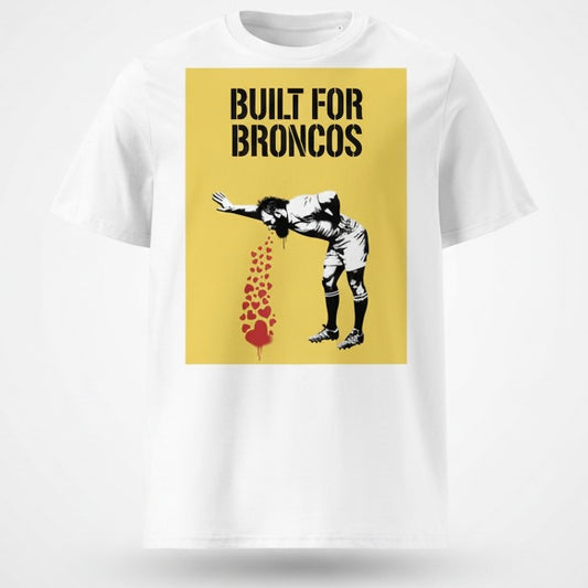 BUILT FOR BRONCOS Rugby T-Shirt - Yellow