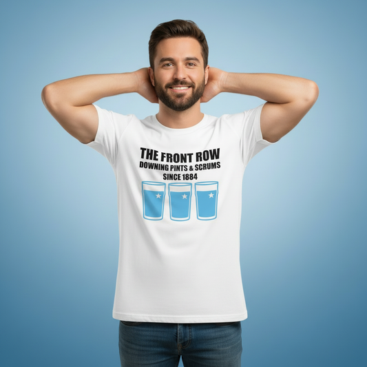 Garryowen RFC Rugby T-Shirt – The Front Row Downing Pints & Scrums Since 1884