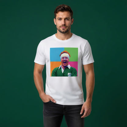 Ginger McLoughlin - Shouting Pop Art T-Shirt