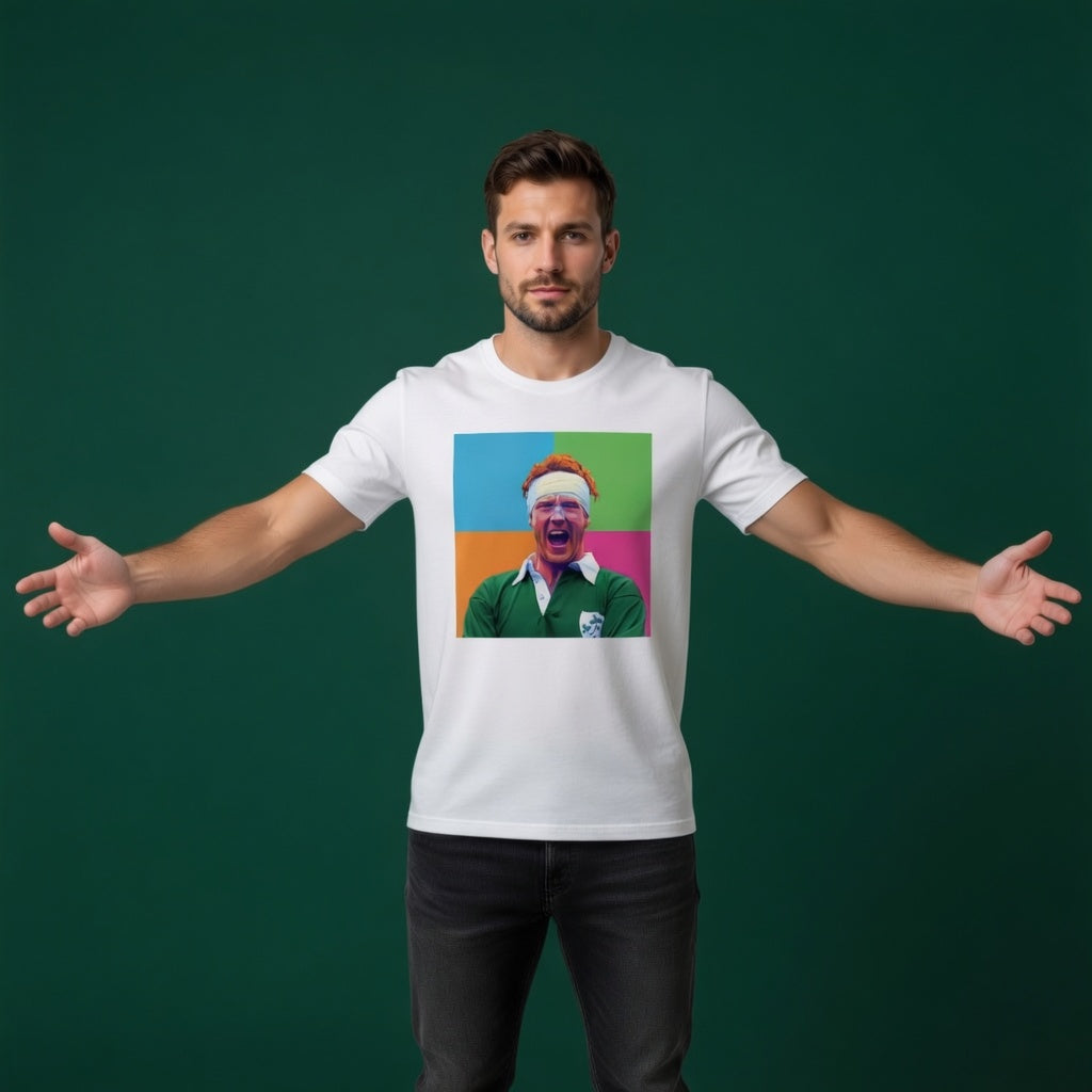 Ginger McLoughlin - Shouting Pop Art T-Shirt