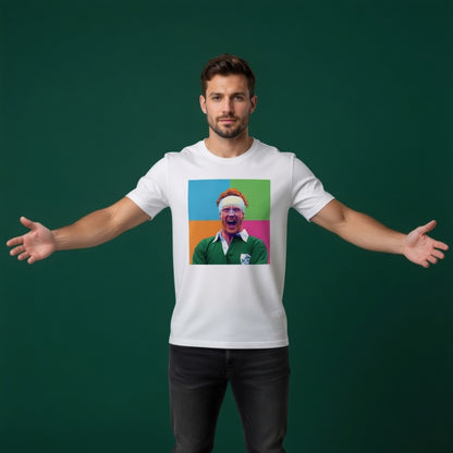 Ginger McLoughlin - Shouting Pop Art T-Shirt