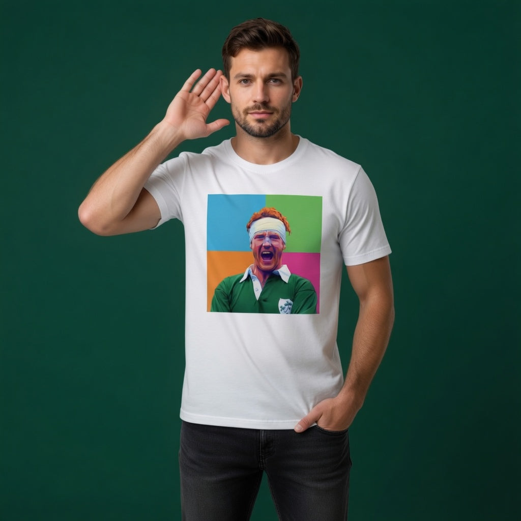 Ginger McLoughlin - Shouting Pop Art T-Shirt