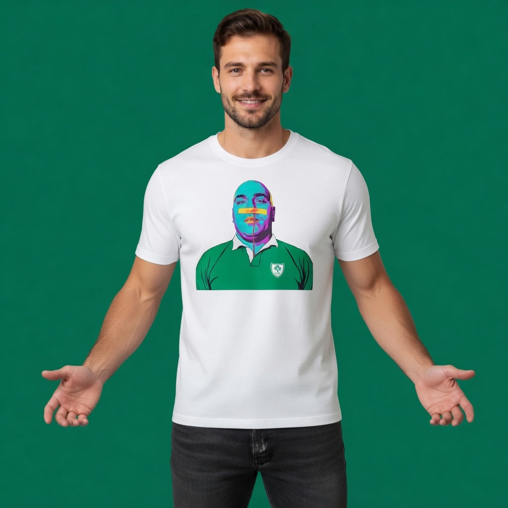 Irish Rugby Superfan - Phone Charger Portrait T-Shirt