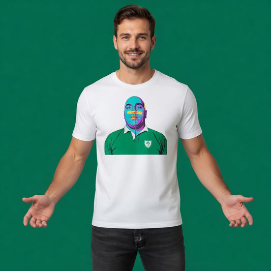 Irish Rugby Superfan - Phone Charger Portrait T-Shirt