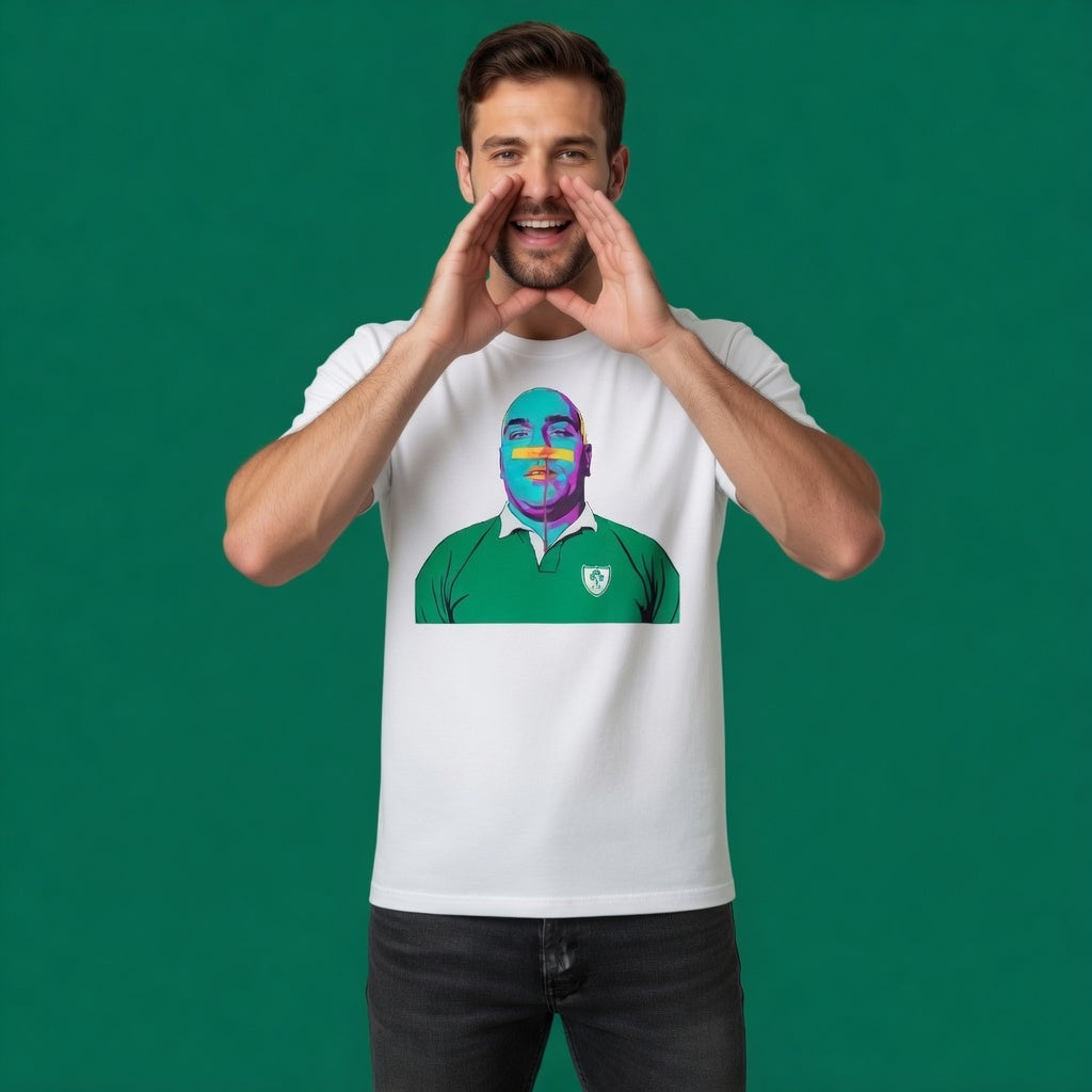 Irish Rugby Superfan - Phone Charger Portrait T-Shirt