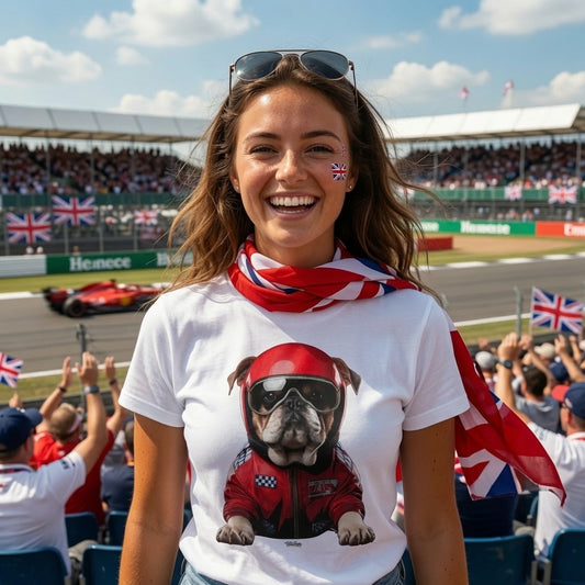 Roscoe Racing Dog T-Shirt