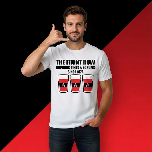 UCC RFC Rugby T-Shirt – The Front Row Downing Pints & Scrums Since 1872